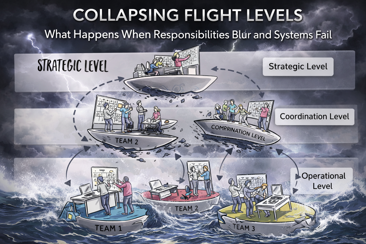 When Flight Levels Collapse: Why Organisations Slow Down Despite Working Hard